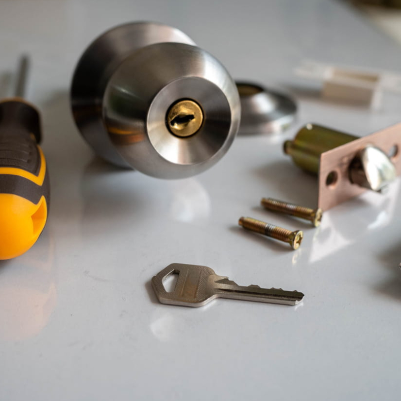 disassembled door lock wokingham
